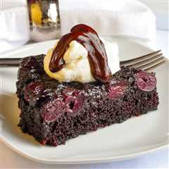 Chocolate Cherry Upside Down Cake