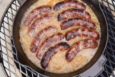 The Best Grilled Beer Brats